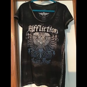 Affliction t shirt size L